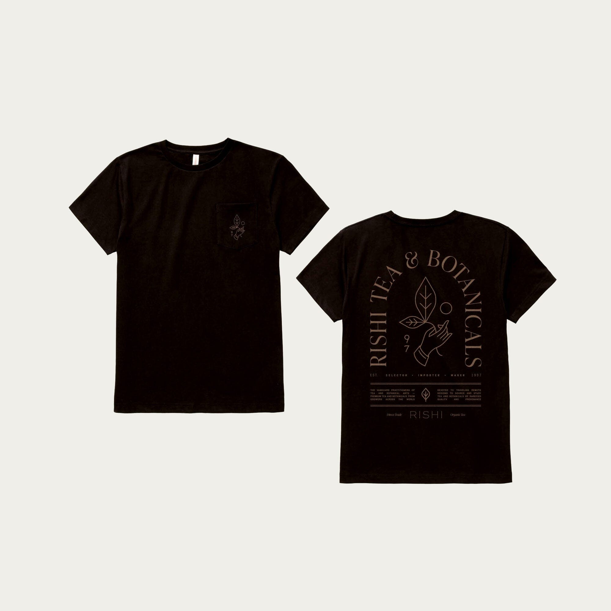 Rishi Weekend T-Shirt - Black | Rishi Tea
