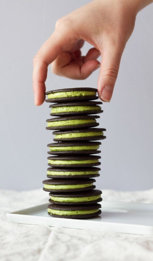 Matcha Oreos