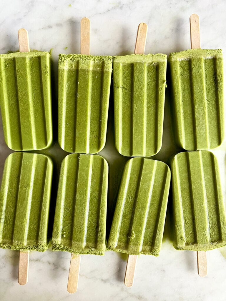 Teahouse Matcha Popsicles