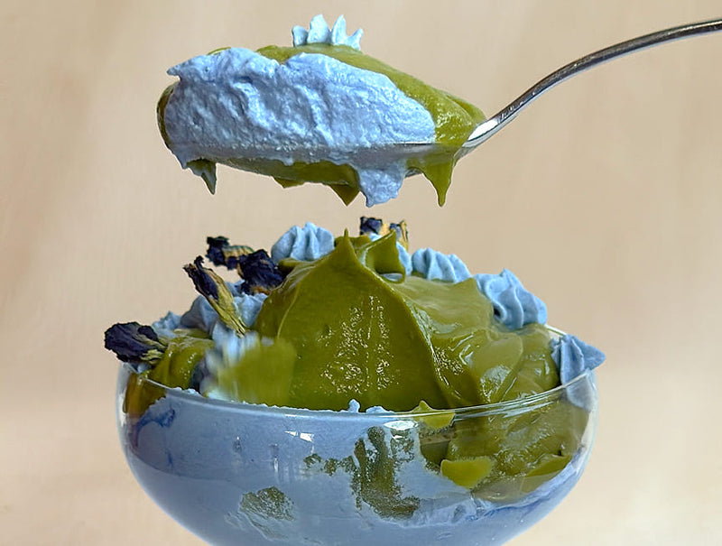 Matchacado Coconut Pudding