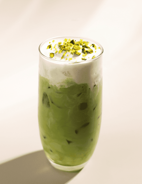 Pistachio Cardamom Matcha Latte
