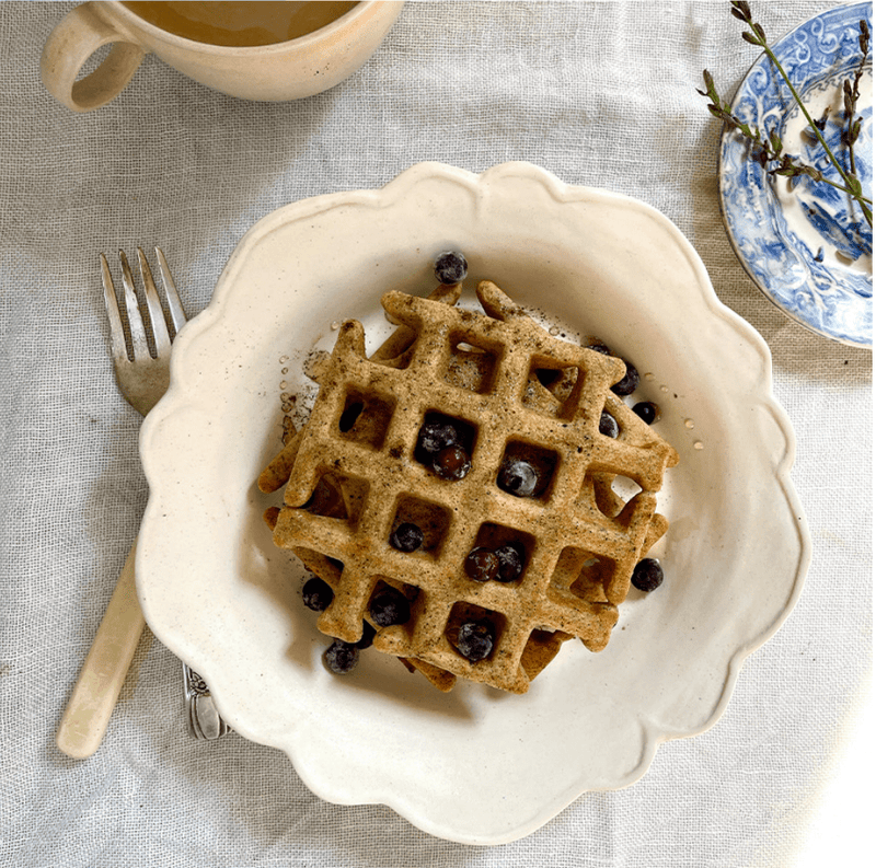 earl grey waffels