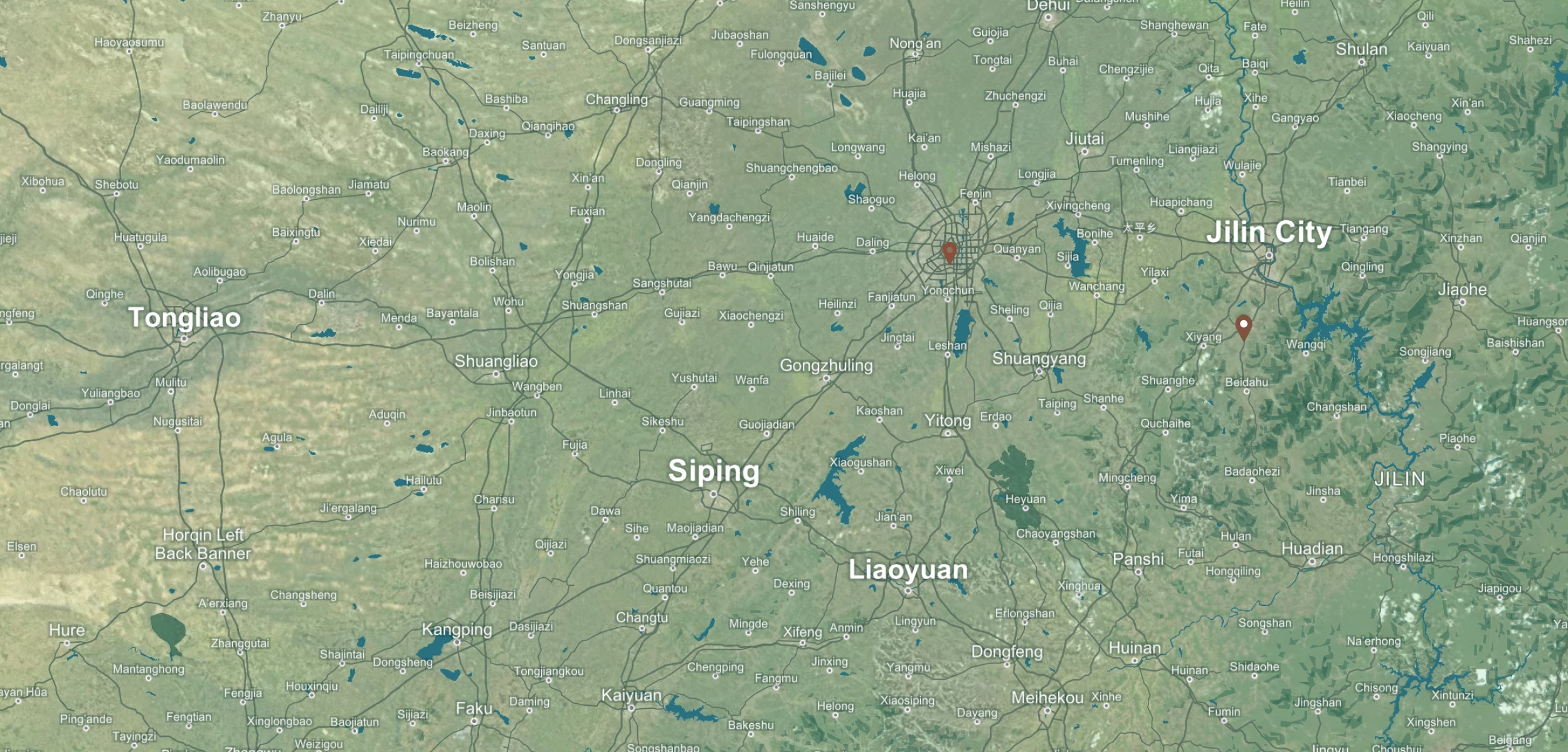 Ji Lin background map desktop