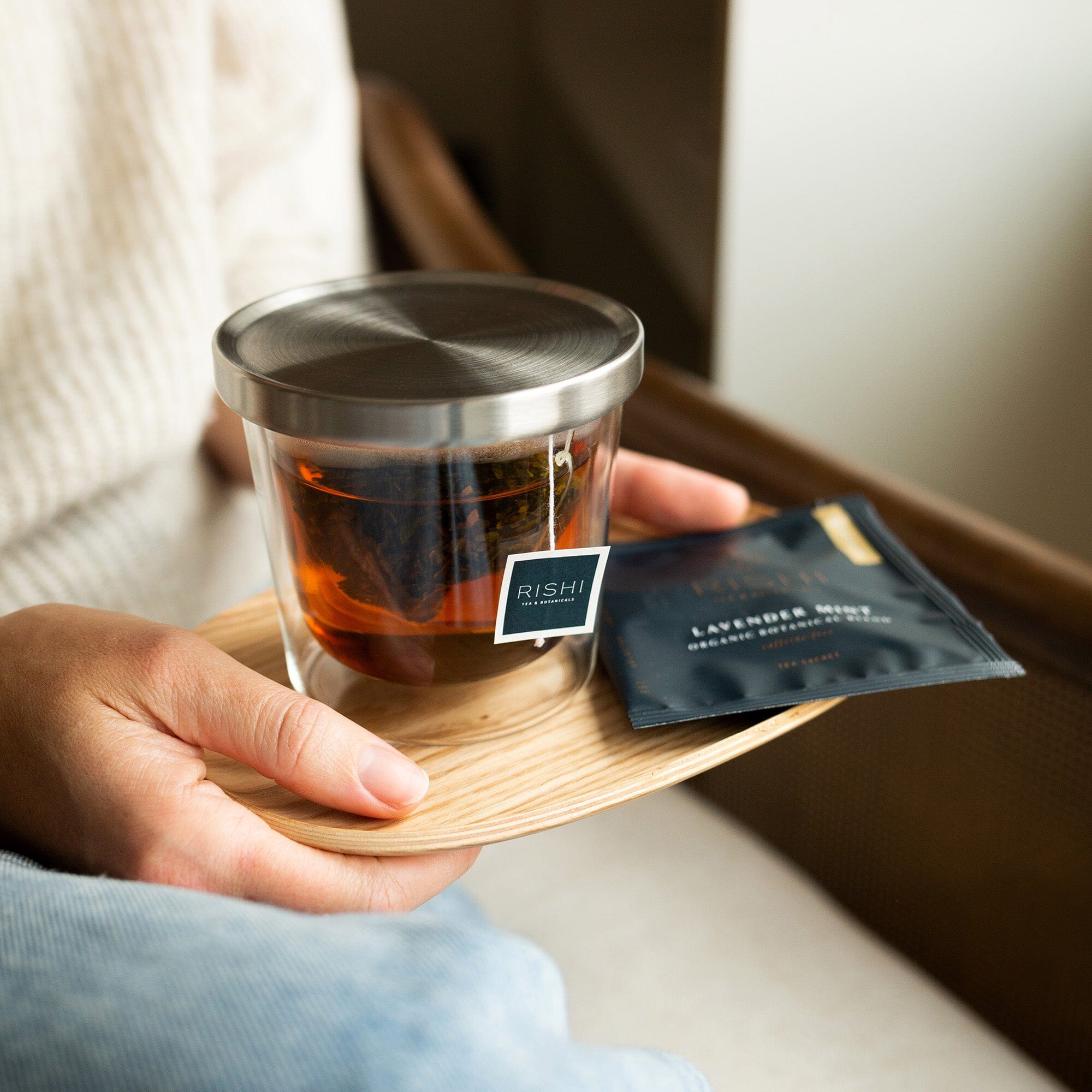 Kinto Double Wall Glass Cup & Lid - Thumbnail 2