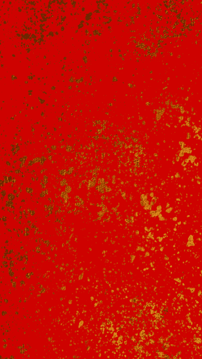 Red background with gold glittery patterns