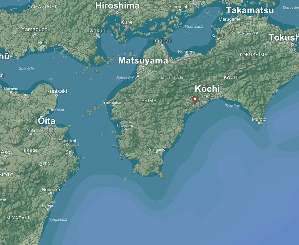 Shikoku Island background map mobile