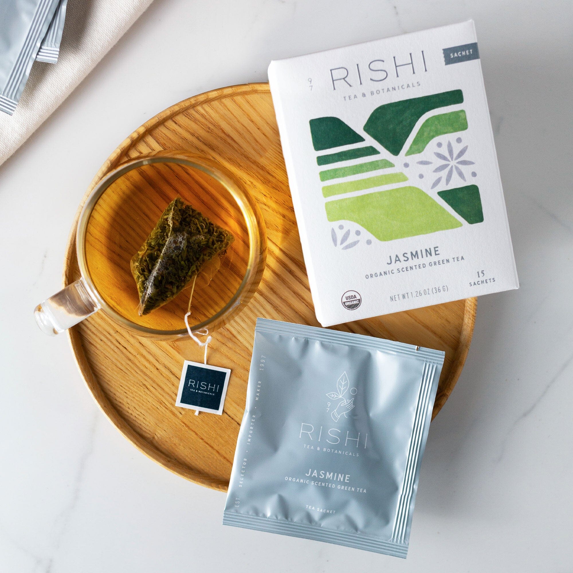 Jasmine Green Organic Tea Sachets Rishi Tea jasmine-green-organic-tea-sachets-rishi-tea