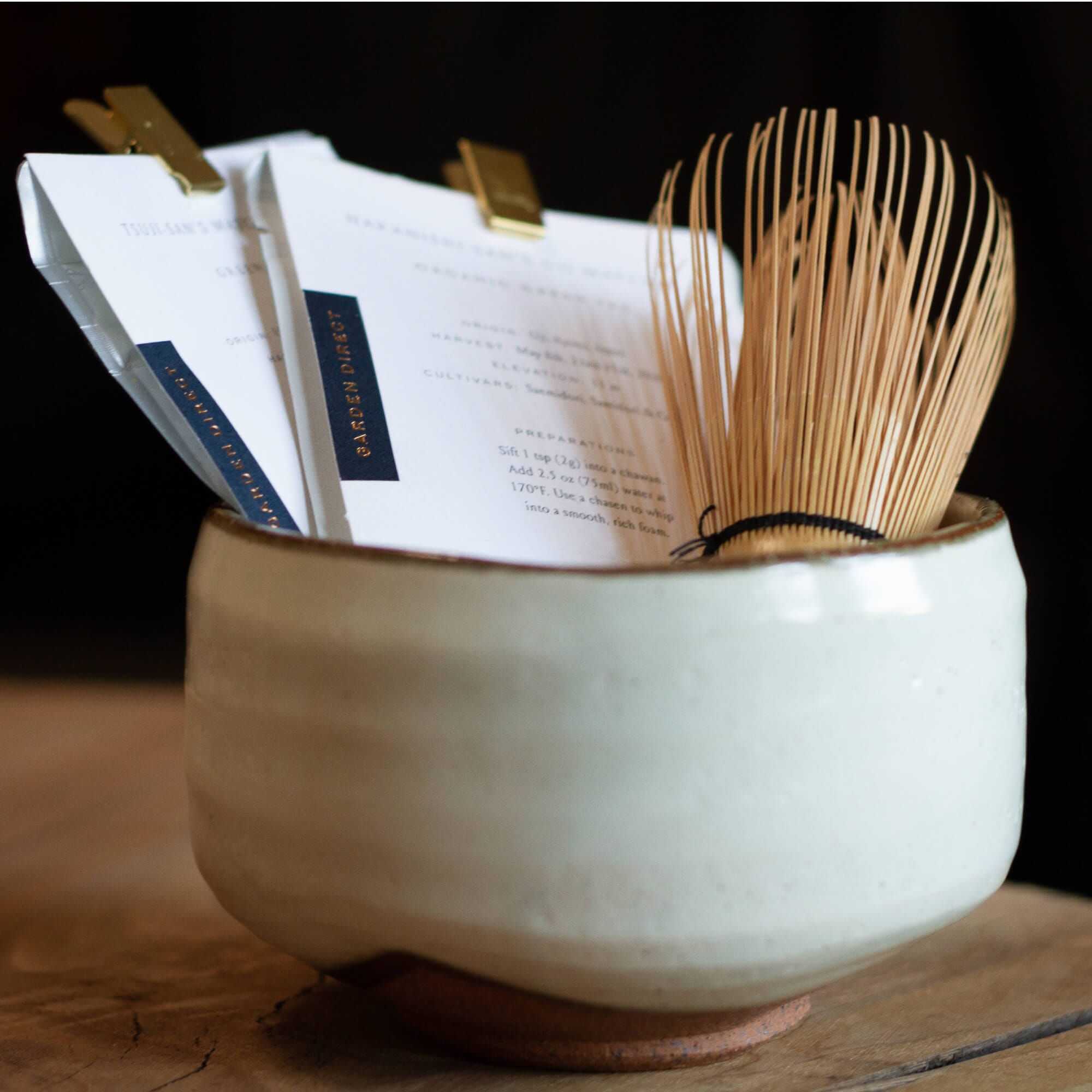 Wabi Sabi Raku Matcha Bowl