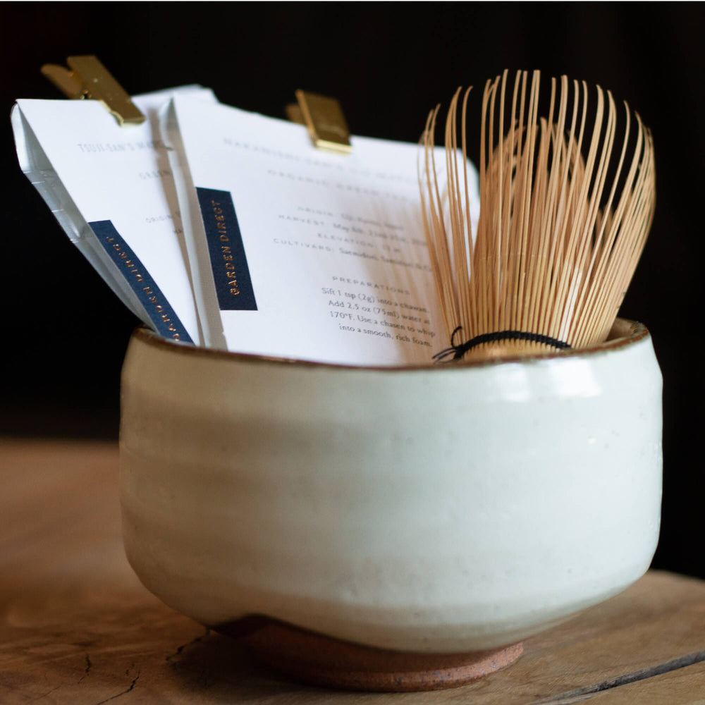 Wabi Sabi Raku Matcha Bowl