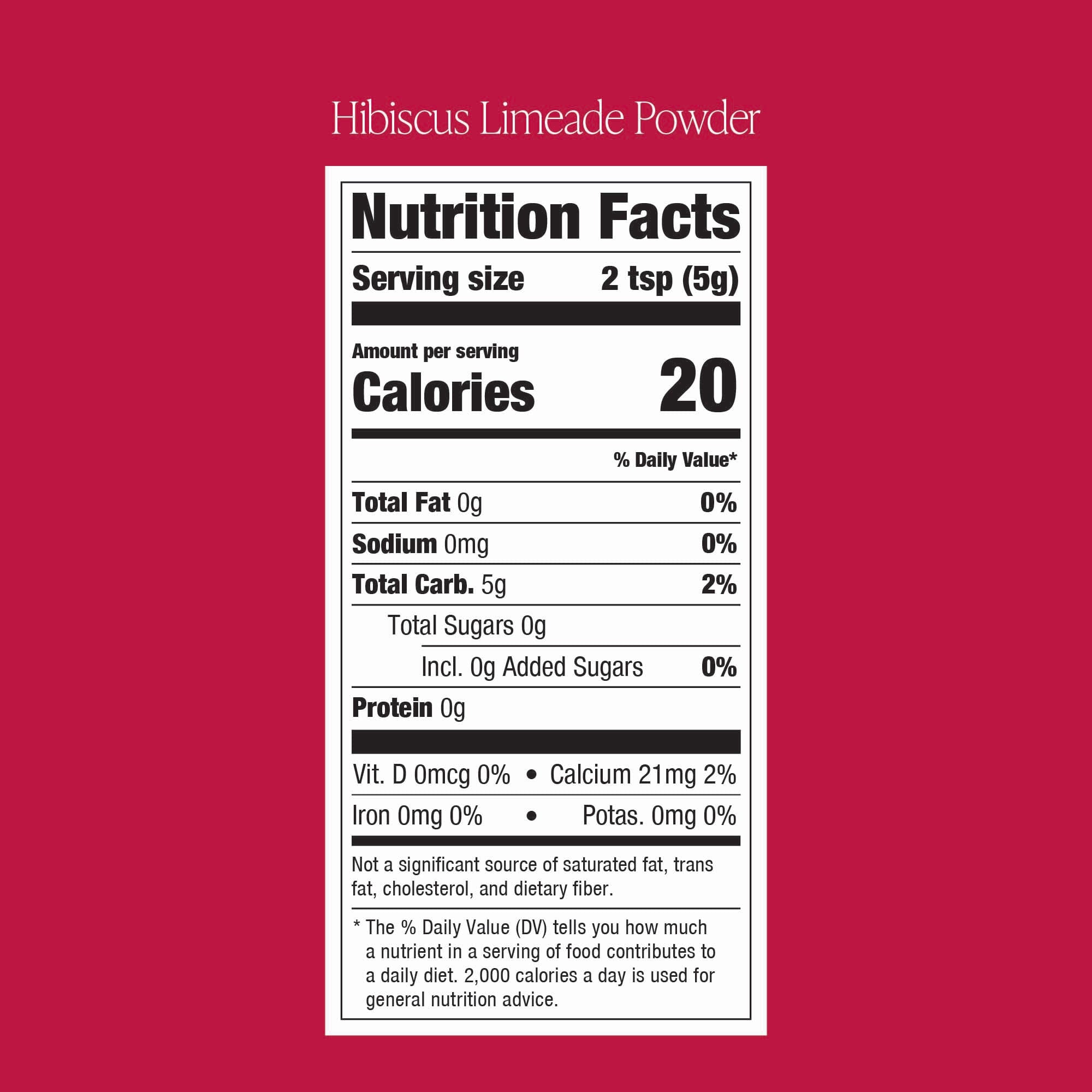 Hibiscus Limeade Powder