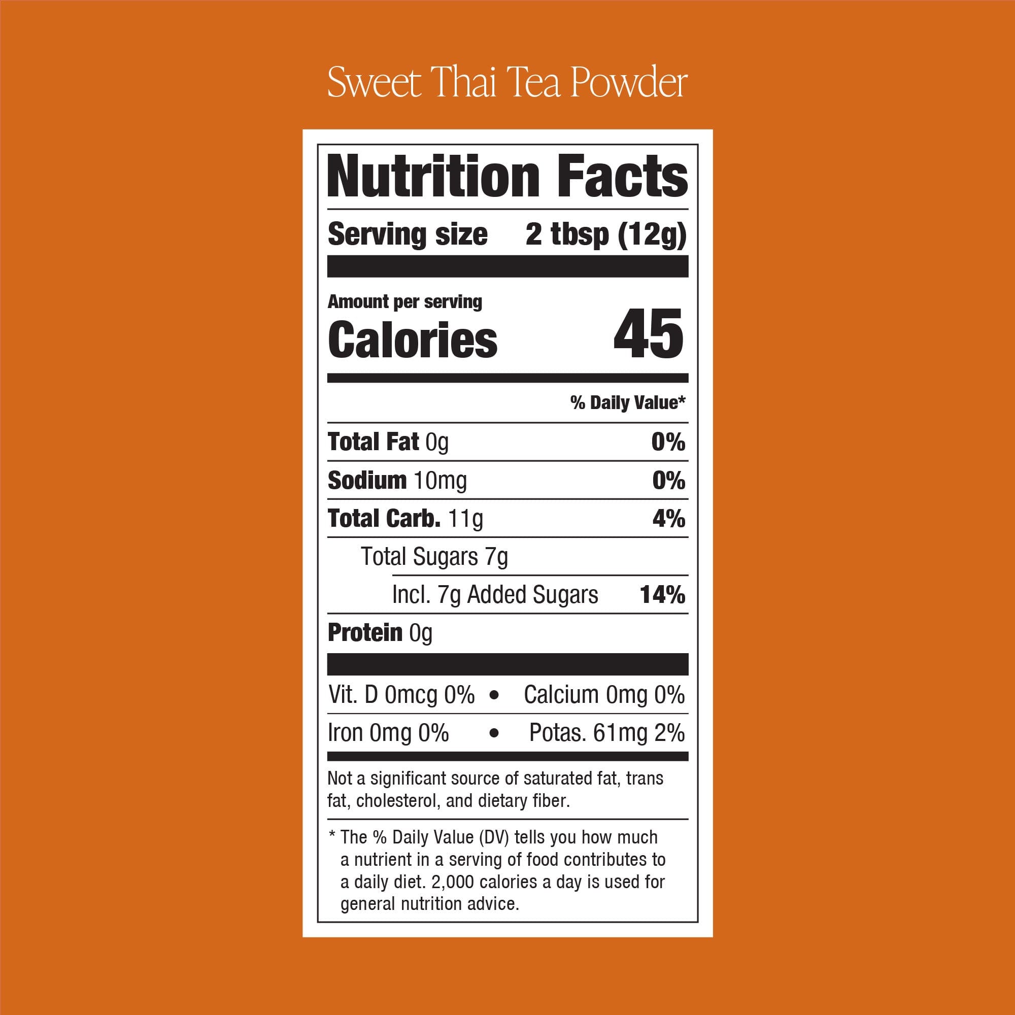 Sweet Thai Tea Powder